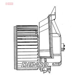 Vnútorný ventilátor DENSO DEA09200