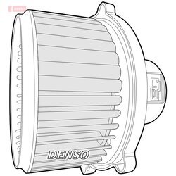 Vnútorný ventilátor DENSO DEA41011 - obr. 1