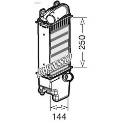Chladič plniaceho vzduchu DENSO DIT50013