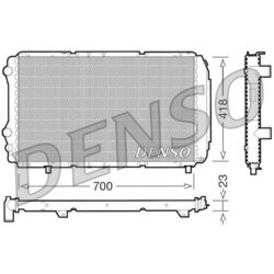 Chladič motora DENSO DRM09077