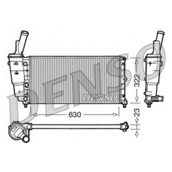 Chladič motora DENSO DRM09097