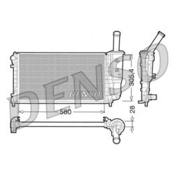 Chladič motora DENSO DRM09108