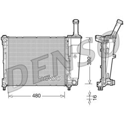 Chladič motora DENSO DRM13016