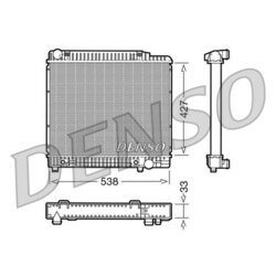 Chladič motora DENSO DRM17022