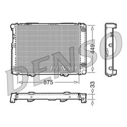 Chladič motora DENSO DRM17061