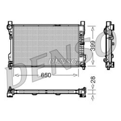 Chladič motora DENSO DRM17080