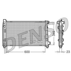 Chladič motora DENSO DRM17102