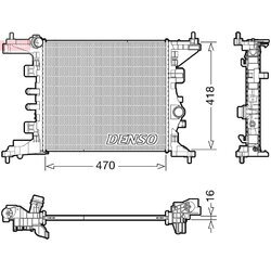 Chladič motora DENSO DRM20121