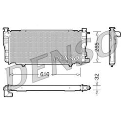 Chladič motora DENSO DRM21012