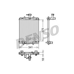 Chladič motora DENSO DRM21600