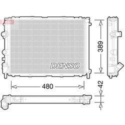 Chladič motora DENSO DRM23033