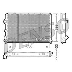 Chladič motora DENSO DRM23050