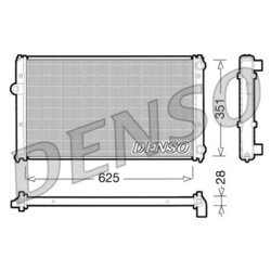 Chladič motora DENSO DRM26001