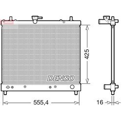 Chladič motora DENSO DRM35006