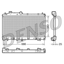 Chladič motora DENSO DRM36005