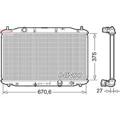 Chladič motora DENSO DRM40106