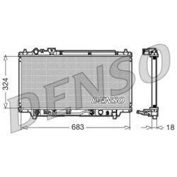 Chladič motora DENSO DRM44001