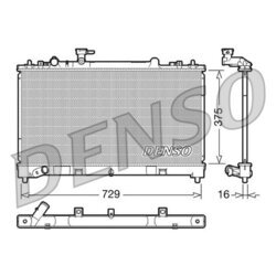 Chladič motora DENSO DRM44023