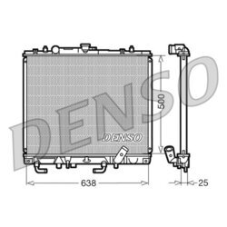 Chladič motora DENSO DRM45016