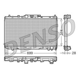 Chladič motora DENSO DRM50014