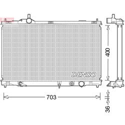 Chladič motora DENSO DRM50095