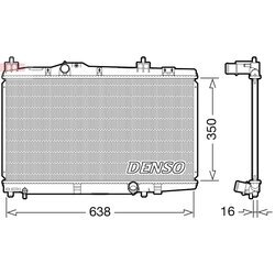 Chladič motora DENSO DRM50105