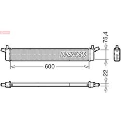 Chladič motora DENSO DRM50136