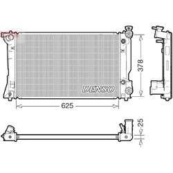 Chladič motora DENSO DRM50145