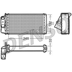Výmenník tepla vnútorného kúrenia DENSO DRR09050