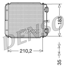 Výmenník tepla vnútorného kúrenia DENSO DRR23018