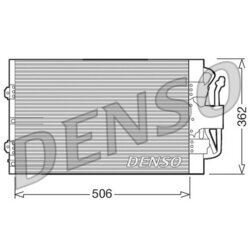 Kondenzátor klimatizácie DENSO DCN10004