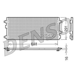 Kondenzátor klimatizácie DENSO DCN13003