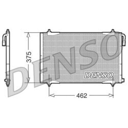 Kondenzátor klimatizácie DENSO DCN21006