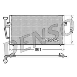 Kondenzátor klimatizácie DENSO DCN33008