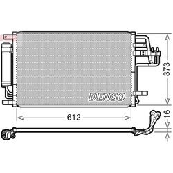 Kondenzátor klimatizácie DENSO DCN41007