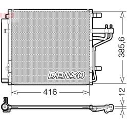 Kondenzátor klimatizácie DENSO DCN43014