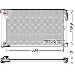 Kondenzátor klimatizácie DENSO DCN46038