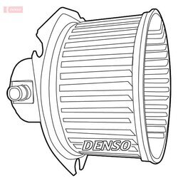 Vnútorný ventilátor DENSO DEA43002