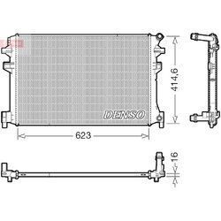 Chladič motora DENSO DRM02048