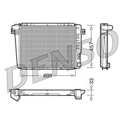 Chladič motora DENSO DRM05072