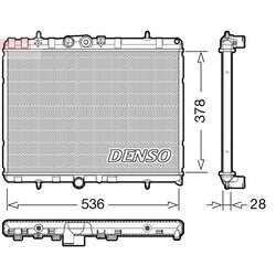 Chladič motora DENSO DRM07004