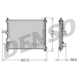 Chladič motora DENSO DRM09038