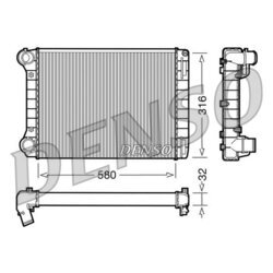 Chladič motora DENSO DRM09101