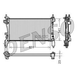 Chladič motora DENSO DRM09172