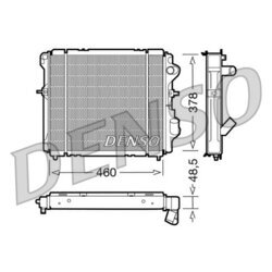 Chladič motora DENSO DRM23007