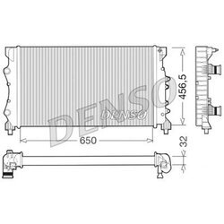 Chladič motora DENSO DRM23025