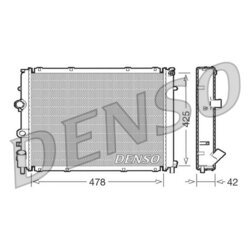 Chladič motora DENSO DRM23031