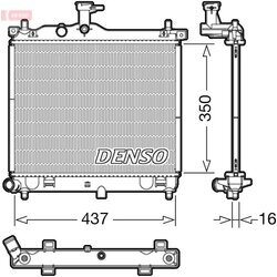 Chladič motora DENSO DRM41012