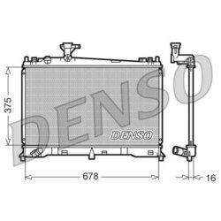 Chladič motora DENSO DRM44010