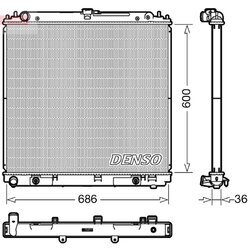 Chladič motora DENSO DRM46042